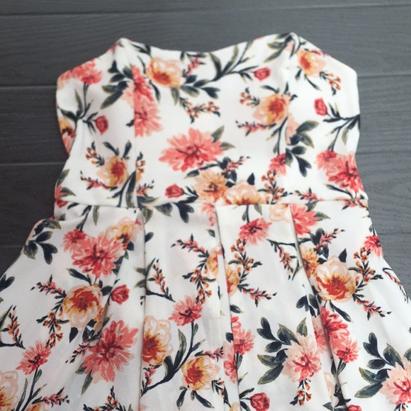derek heart floral print dress - Picture 1 of 4